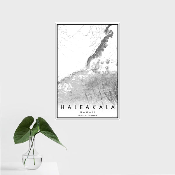 Haleakala - Hawaii Classic Map Print