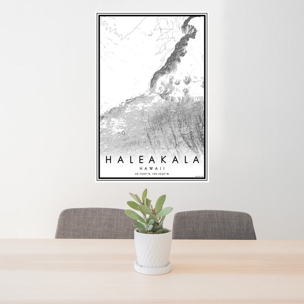 Haleakala - Hawaii Classic Map Print