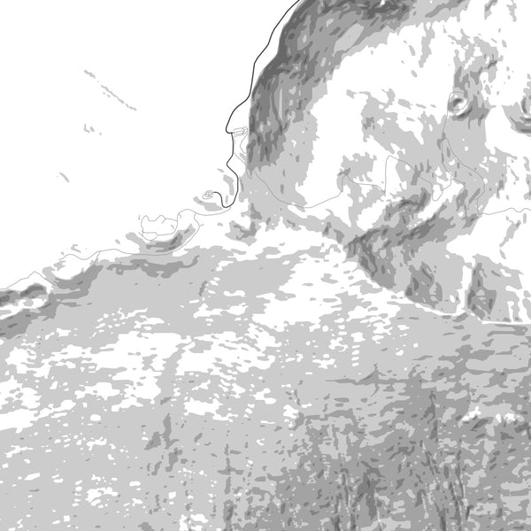 Haleakala - Hawaii Classic Map Print