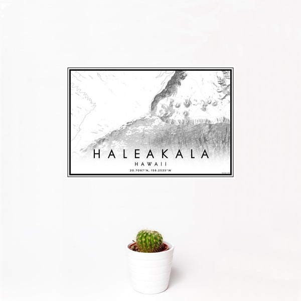 Haleakala - Hawaii Classic Map Print