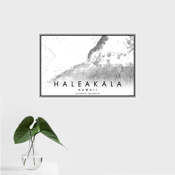 Haleakala - Hawaii Classic Map Print