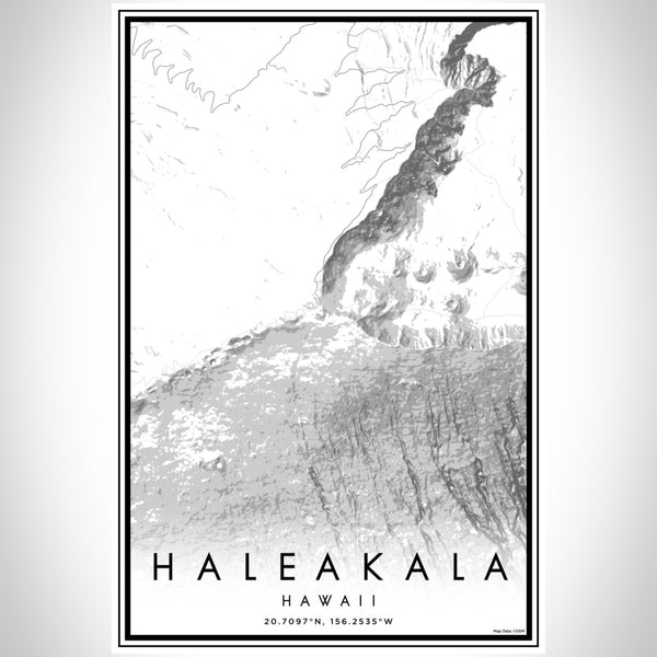 Haleakala - Hawaii Classic Map Print