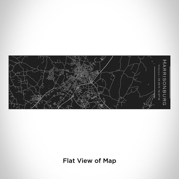 Harrisonburg - Virginia Map Insulated Cup in Matte Black