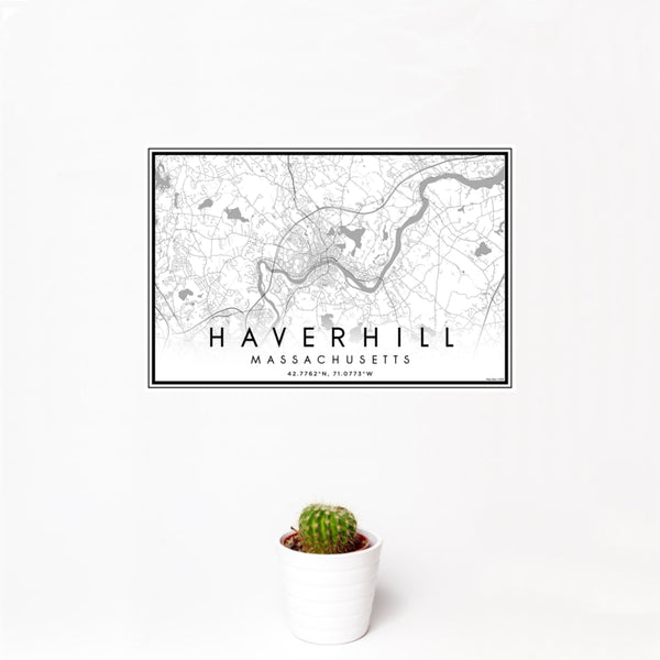 Haverhill - Massachusetts Classic Map Print