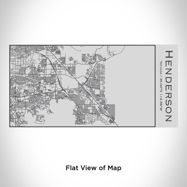 Henderson - Nevada Map Insulated Bottle