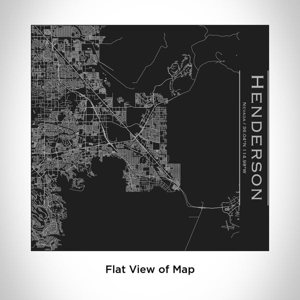 Henderson - Nevada Map Tumbler in Matte Black