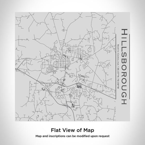 Hillsborough - North Carolina Map Tumbler