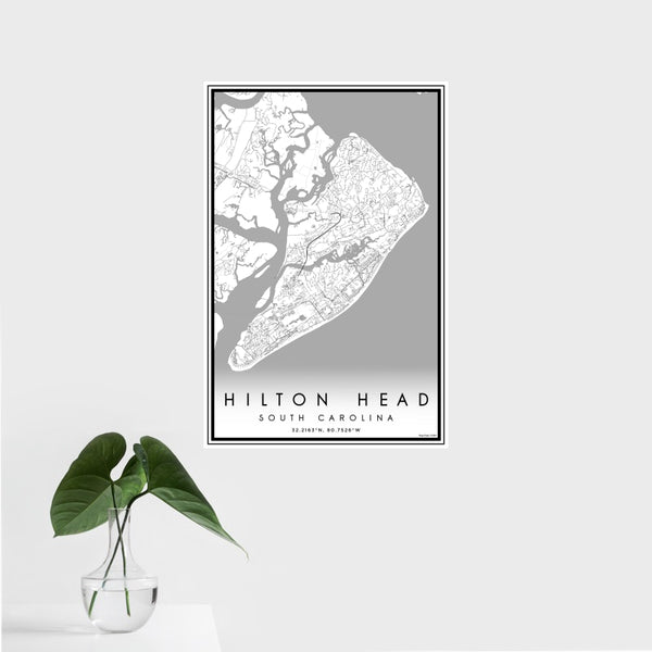 Hilton Head - South Carolina Classic Map Print