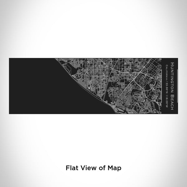 Huntington Beach - California Map Insulated Cup in Matte Black