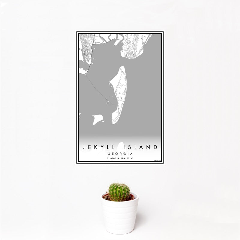 Jekyll Island - Georgia Classic Map Print
