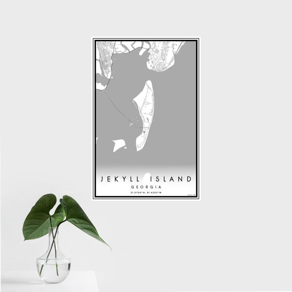 Jekyll Island - Georgia Classic Map Print