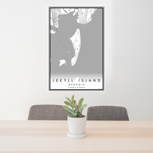 Jekyll Island - Georgia Classic Map Print