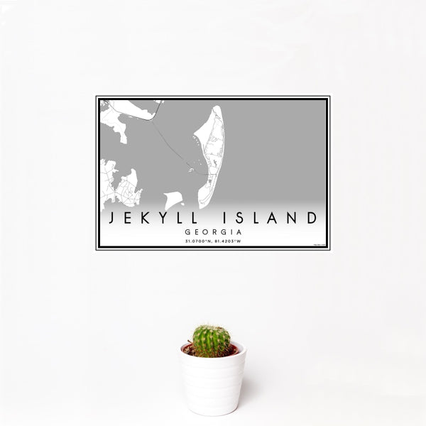 Jekyll Island - Georgia Classic Map Print