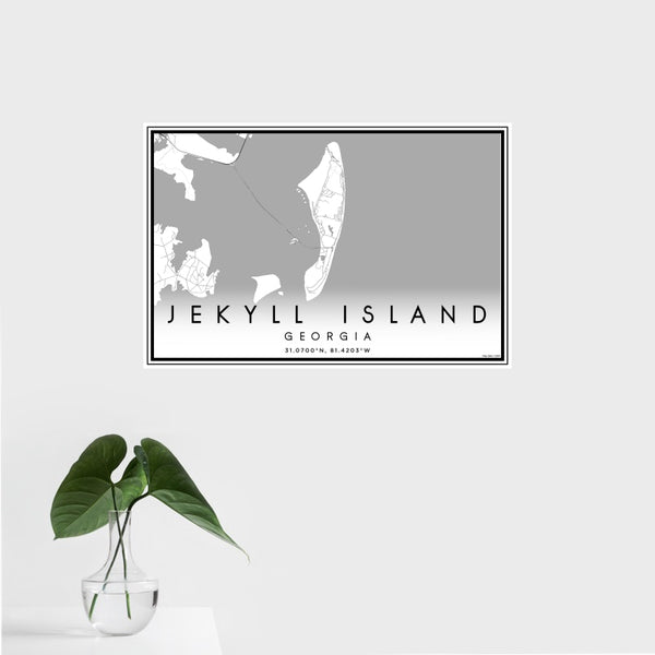 Jekyll Island - Georgia Classic Map Print