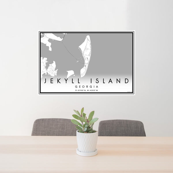 Jekyll Island - Georgia Classic Map Print