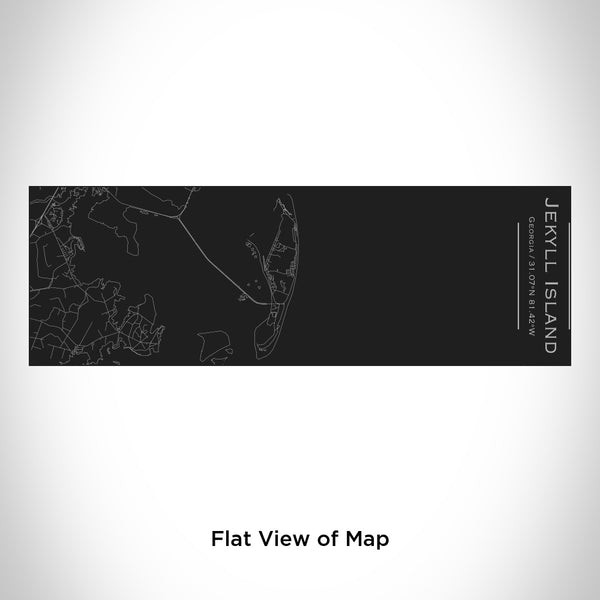 Jekyll Island - Georgia Map Insulated Cup in Matte Black