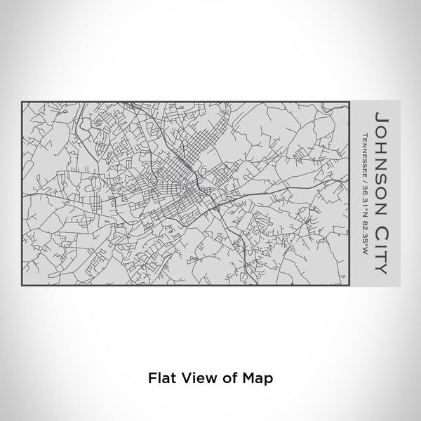 Johnson City - Tennessee Map Insulated Bottle