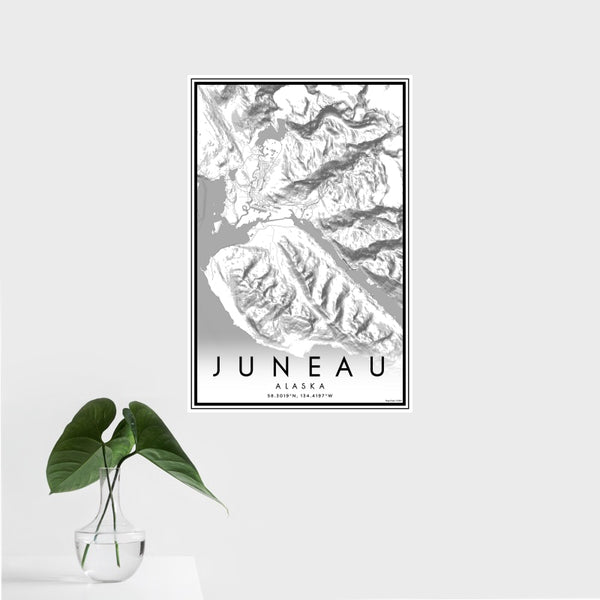 Juneau - Alaska Classic Map Print