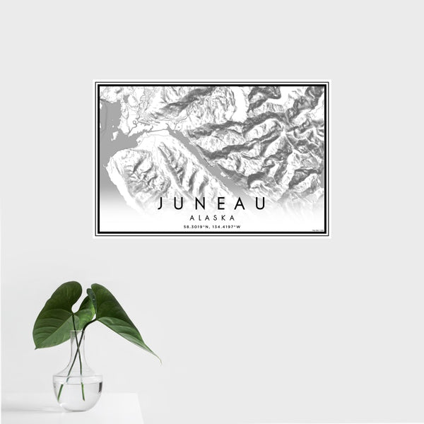 Juneau - Alaska Classic Map Print