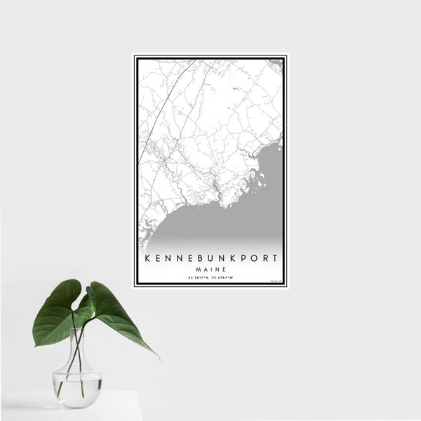 Kennebunkport - Maine Classic Map Print