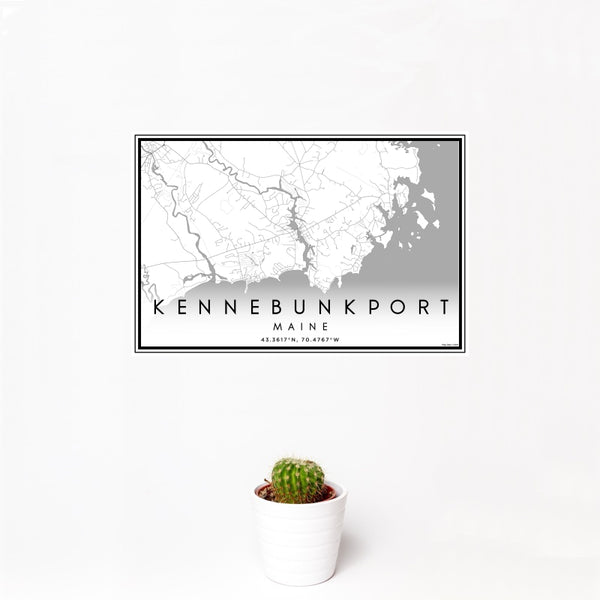 Kennebunkport - Maine Classic Map Print