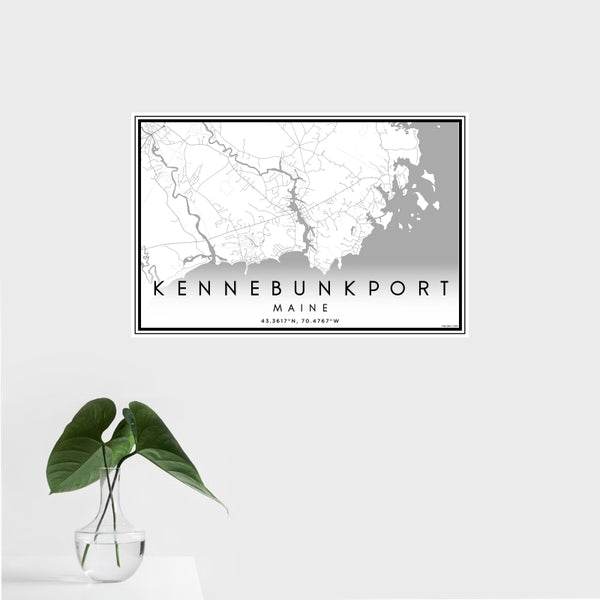 Kennebunkport - Maine Classic Map Print