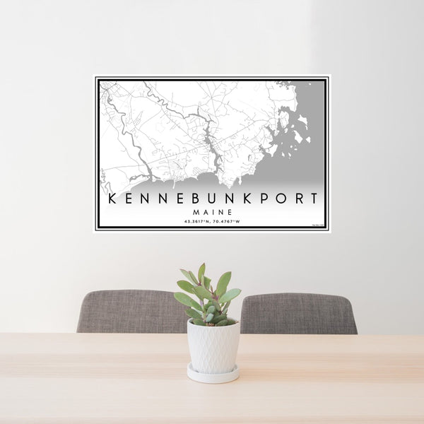 Kennebunkport - Maine Classic Map Print