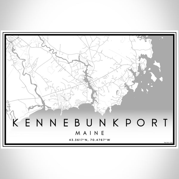 Kennebunkport - Maine Classic Map Print