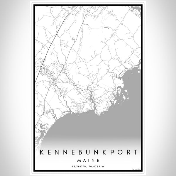 Kennebunkport - Maine Classic Map Print