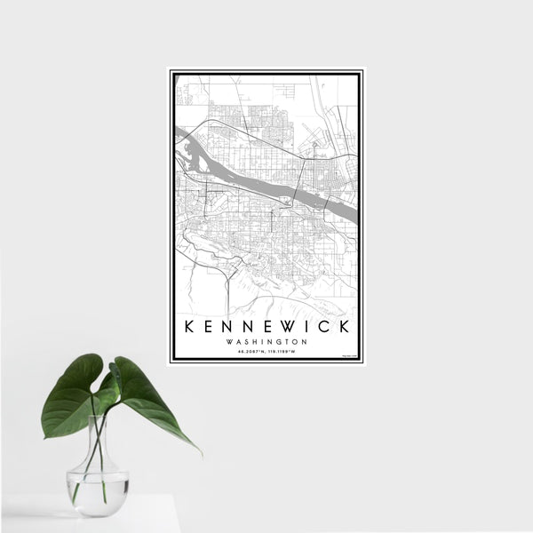 Kennewick - Washington Classic Map Print