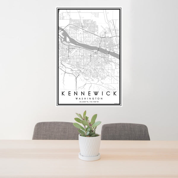 Kennewick - Washington Classic Map Print