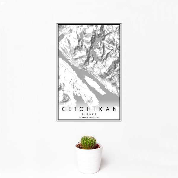 Ketchikan - Alaska Classic Map Print