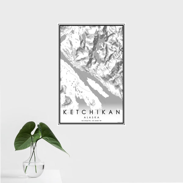 Ketchikan - Alaska Classic Map Print