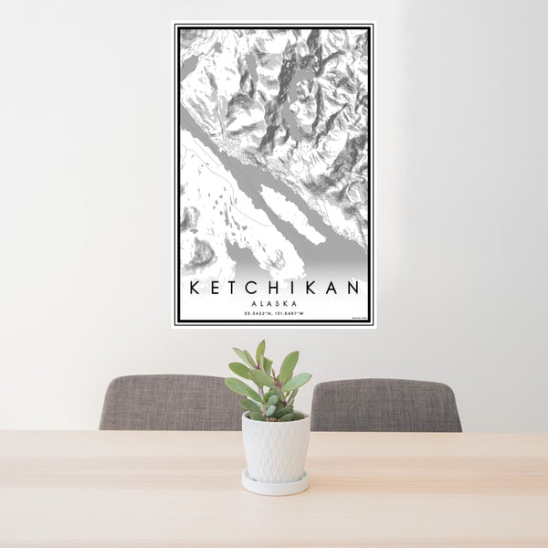 Ketchikan - Alaska Classic Map Print