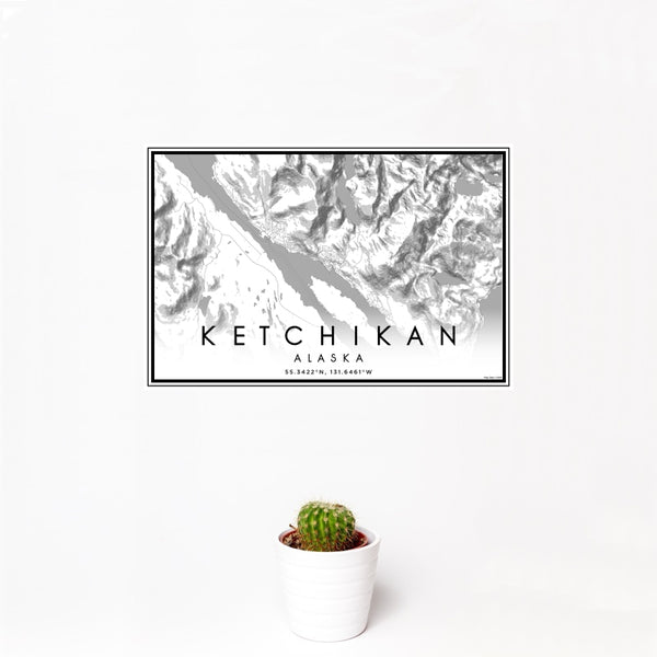 Ketchikan - Alaska Classic Map Print