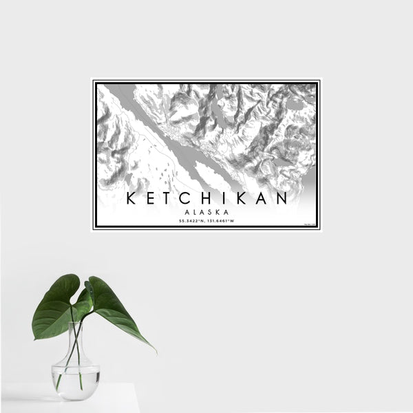 Ketchikan - Alaska Classic Map Print