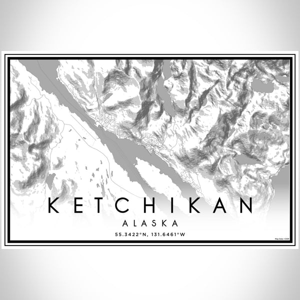 Ketchikan - Alaska Classic Map Print