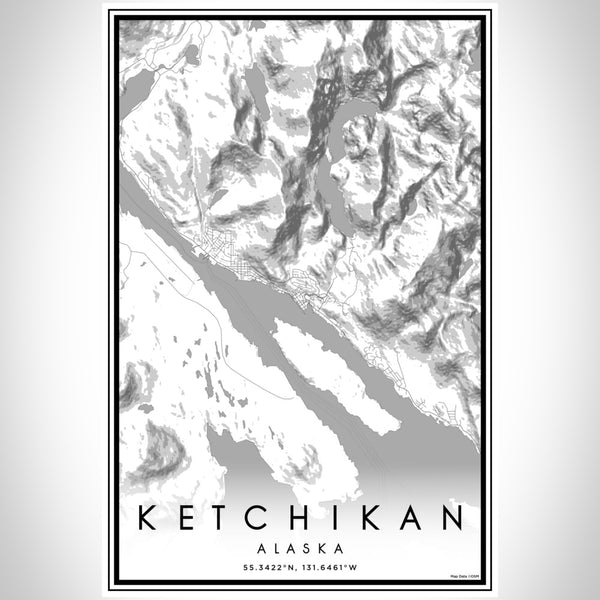 Ketchikan - Alaska Classic Map Print