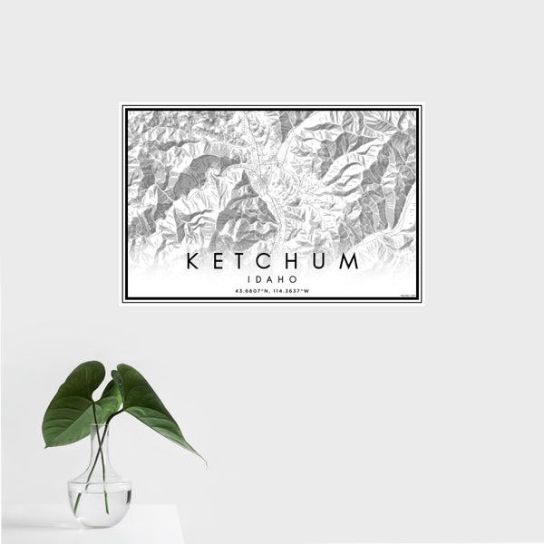 Ketchum - Idaho Classic Map Print