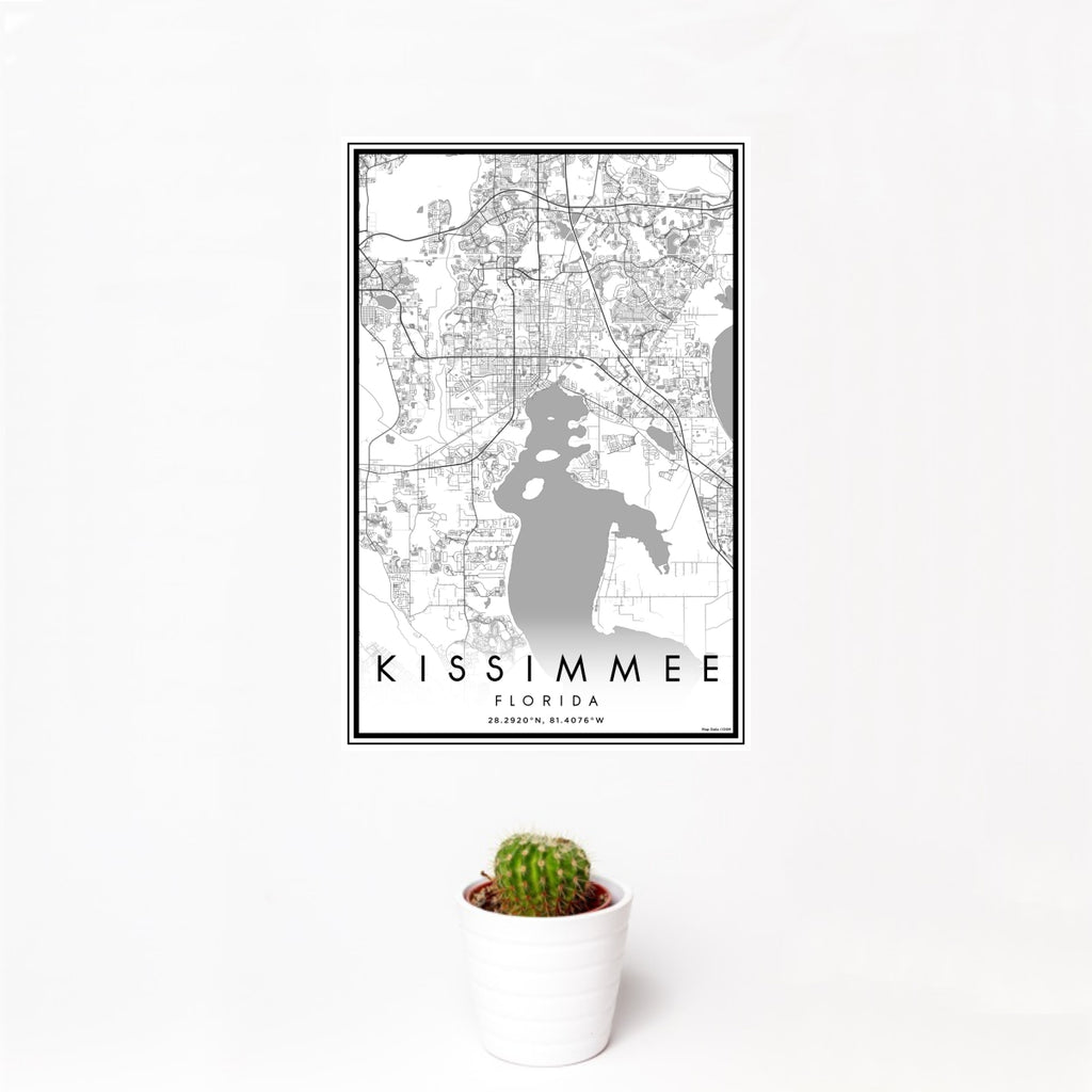 Kissimmee - Florida Classic Map Print