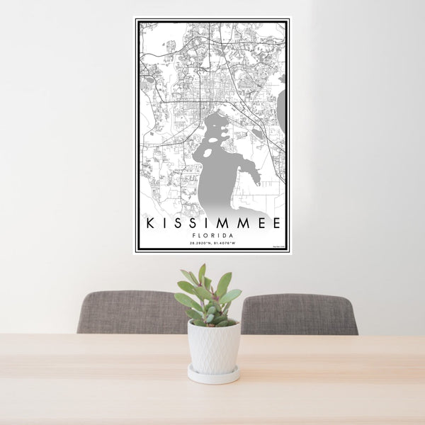 Kissimmee - Florida Classic Map Print