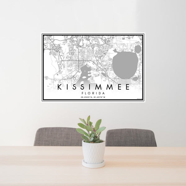 Kissimmee - Florida Classic Map Print