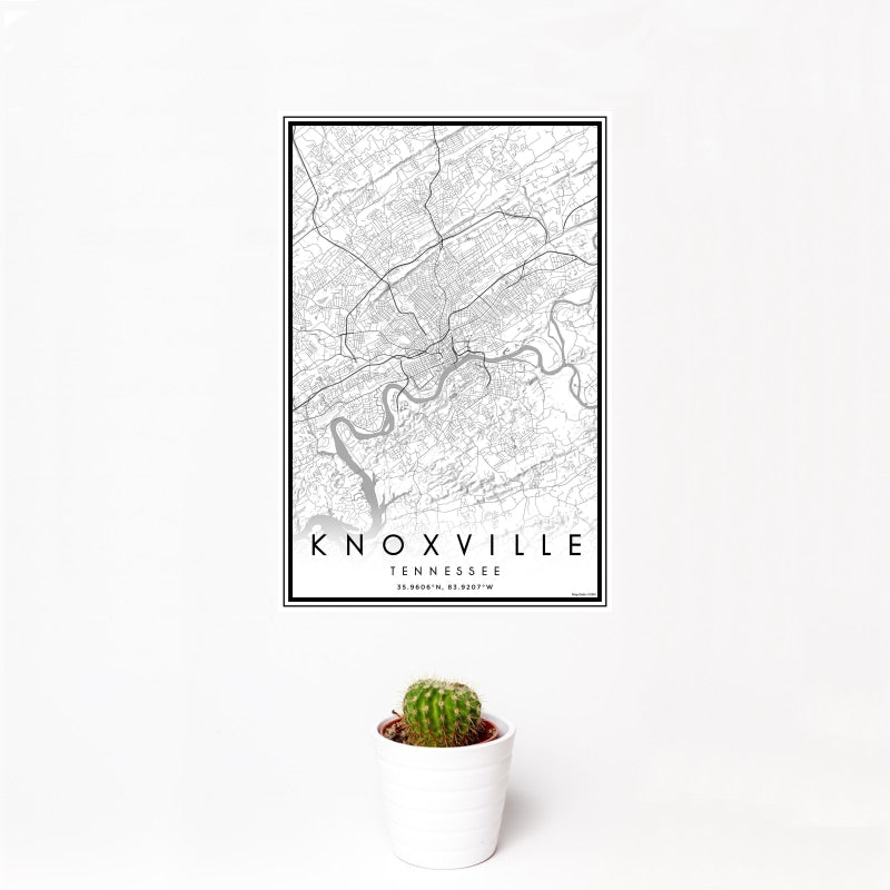 Knoxville - Tennessee Classic Map Print