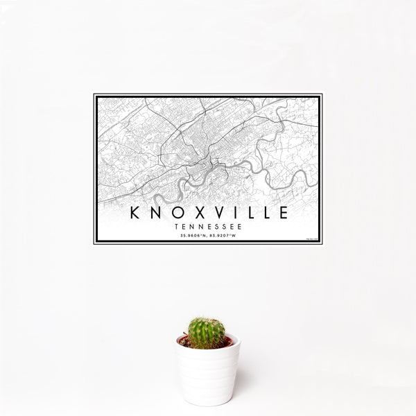 Knoxville - Tennessee Classic Map Print