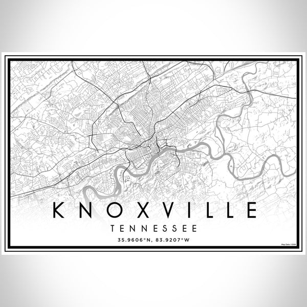 Knoxville - Tennessee Classic Map Print
