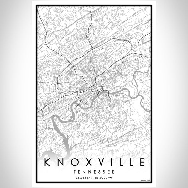 Knoxville - Tennessee Classic Map Print