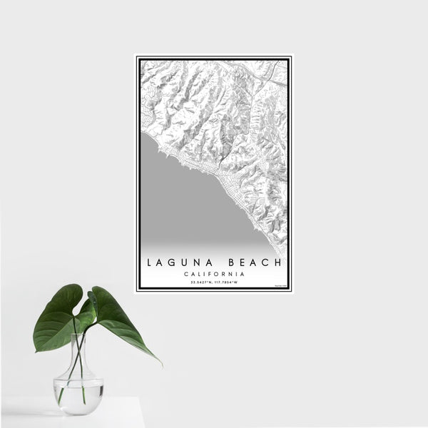 Laguna Beach - California Classic Map Print