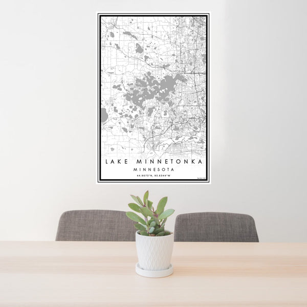Lake Minnetonka - Minnesota Classic Map Print