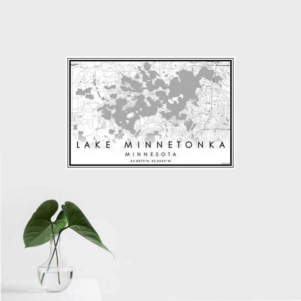 Lake Minnetonka - Minnesota Classic Map Print