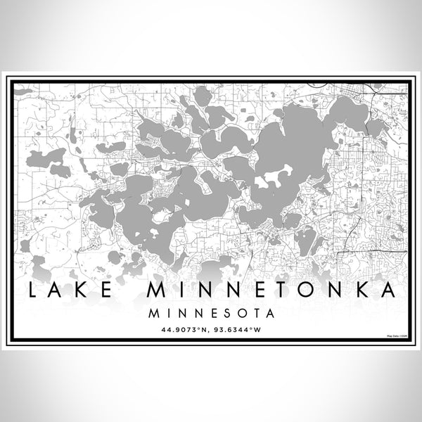 Lake Minnetonka - Minnesota Classic Map Print